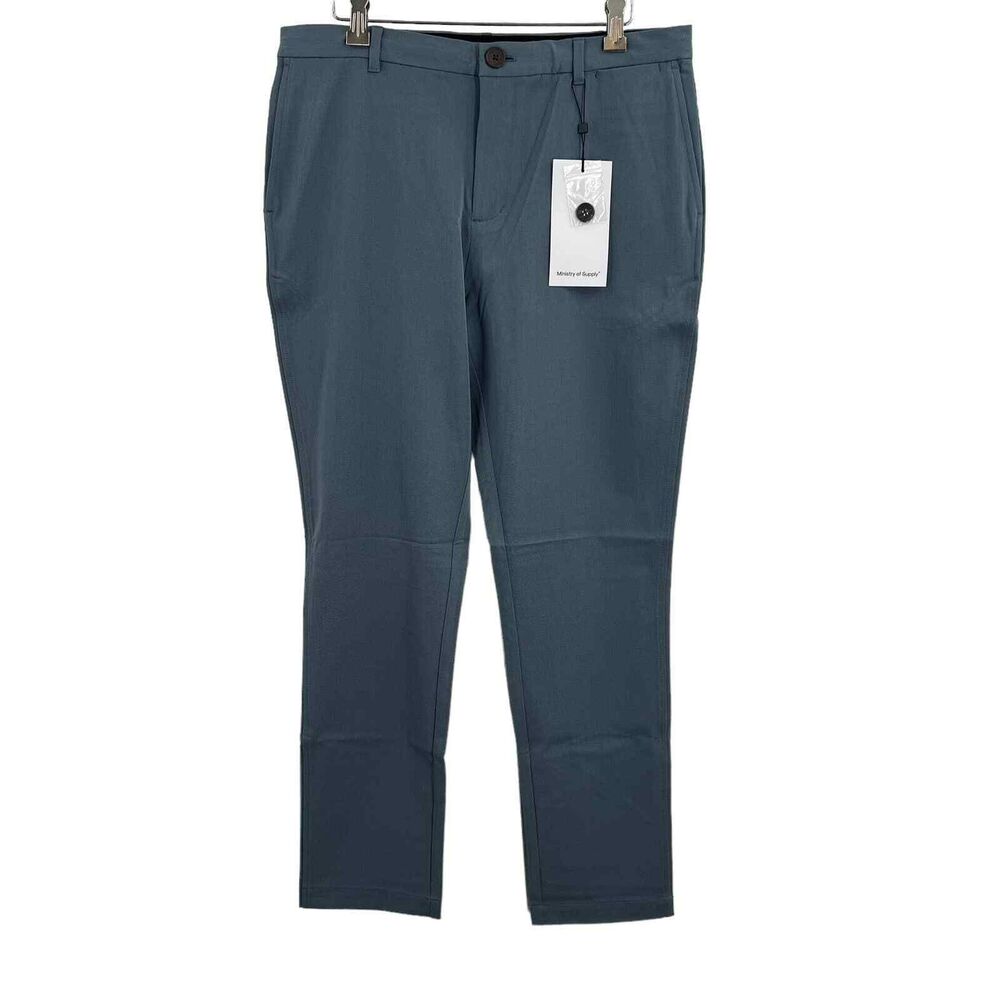 Ministry of Supply Mens Pace Tapered Chino 32 Regular New